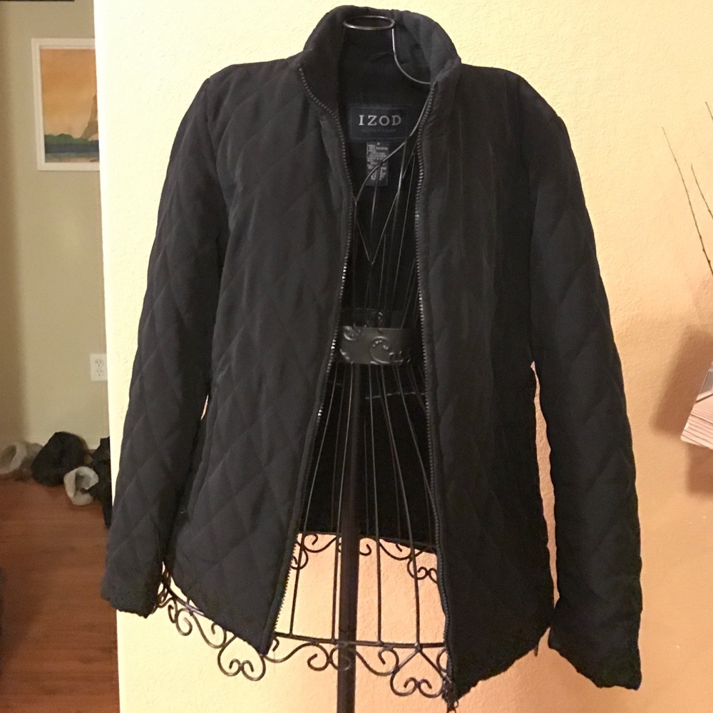 Izod quilt like lite jacket