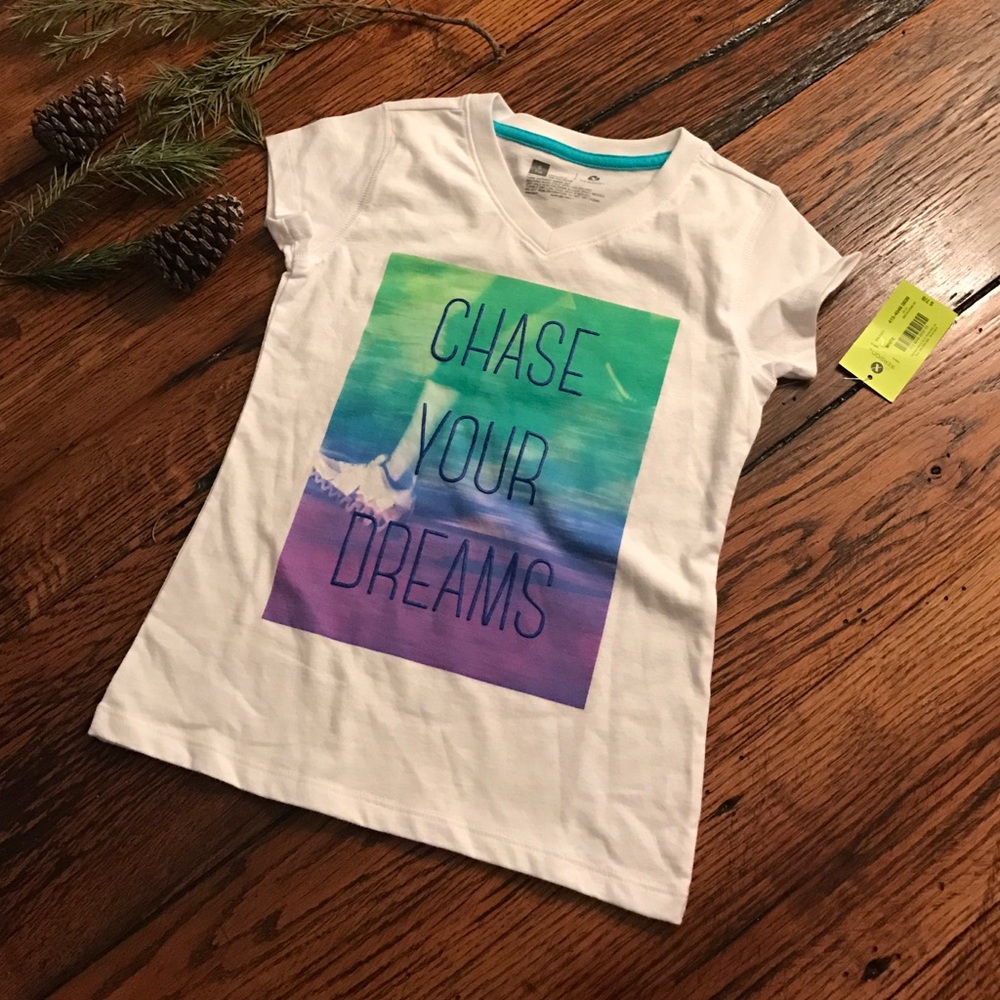 Brand new Girls 7/8  V-Neck T-shirt
