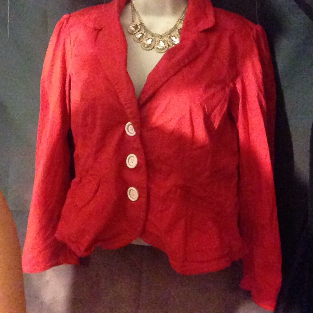 Red blazer