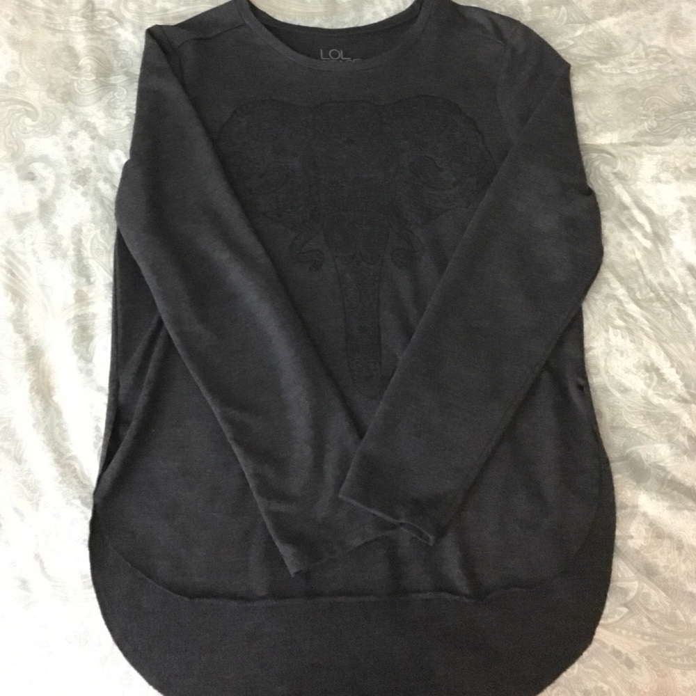 Long sleeve graphic tee--Medium