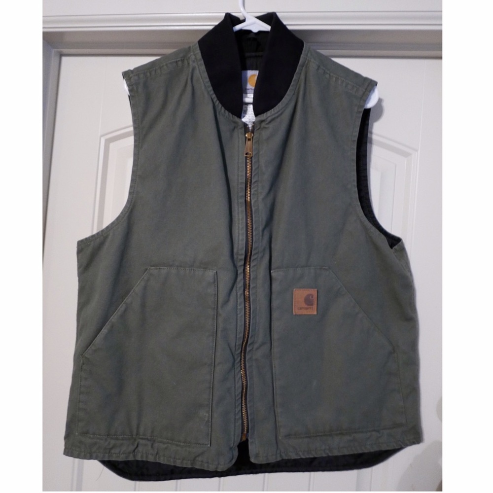 Mens Carhartt Quilted Lining Vest