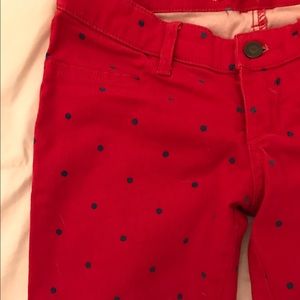 Hollister Co. Jeggings with Polka Dots