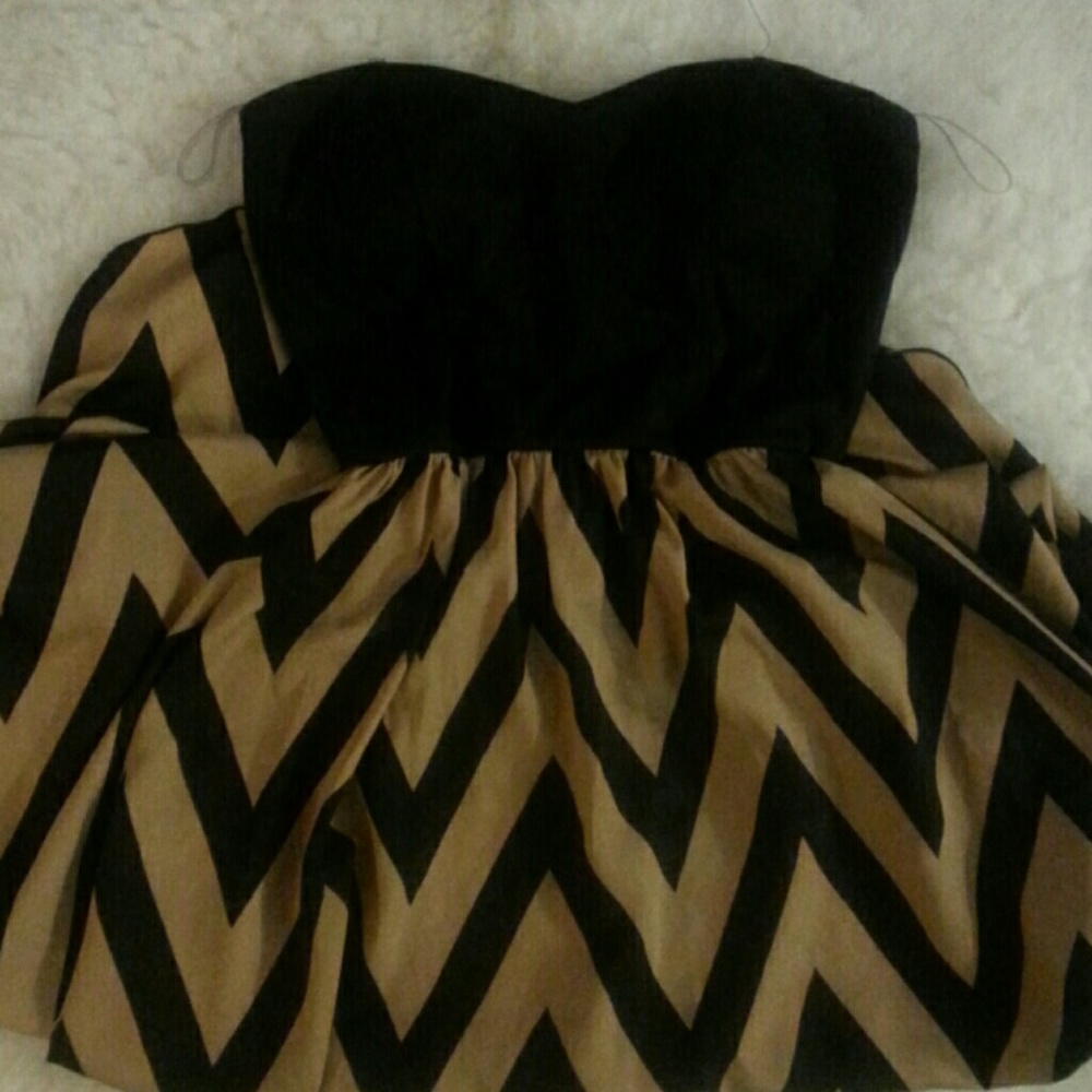 Sexy strapless dress