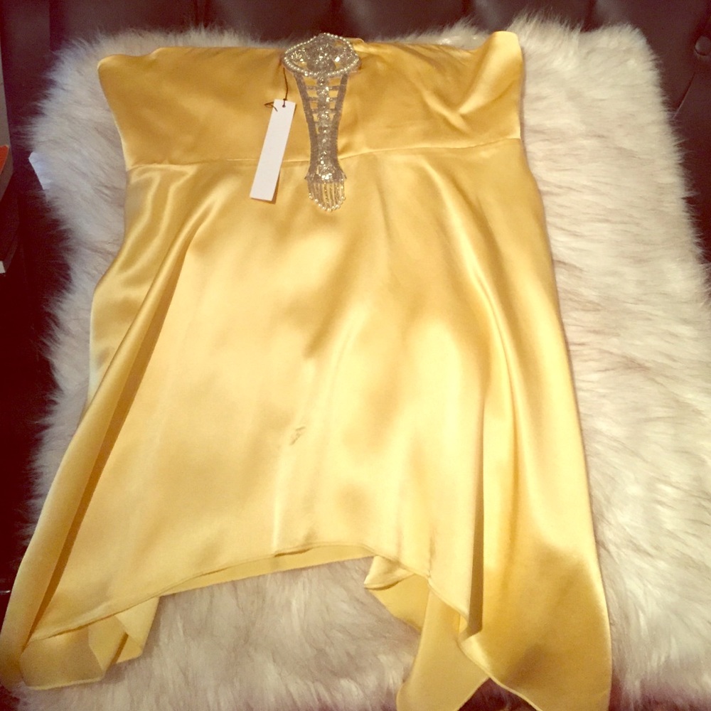 NWT Bejeweled Halter Top by Cynthia Vincent