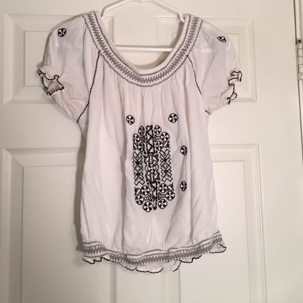 American eagle short sleeved blouse