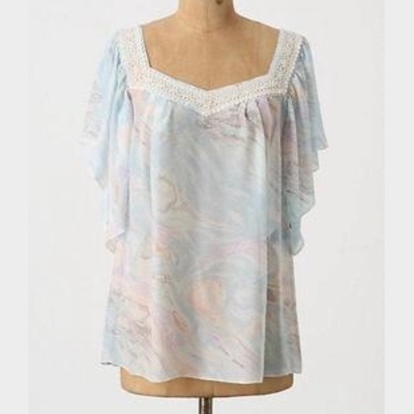 Anna Sui / Anthro Silk Blouse - Picture 1 of 4