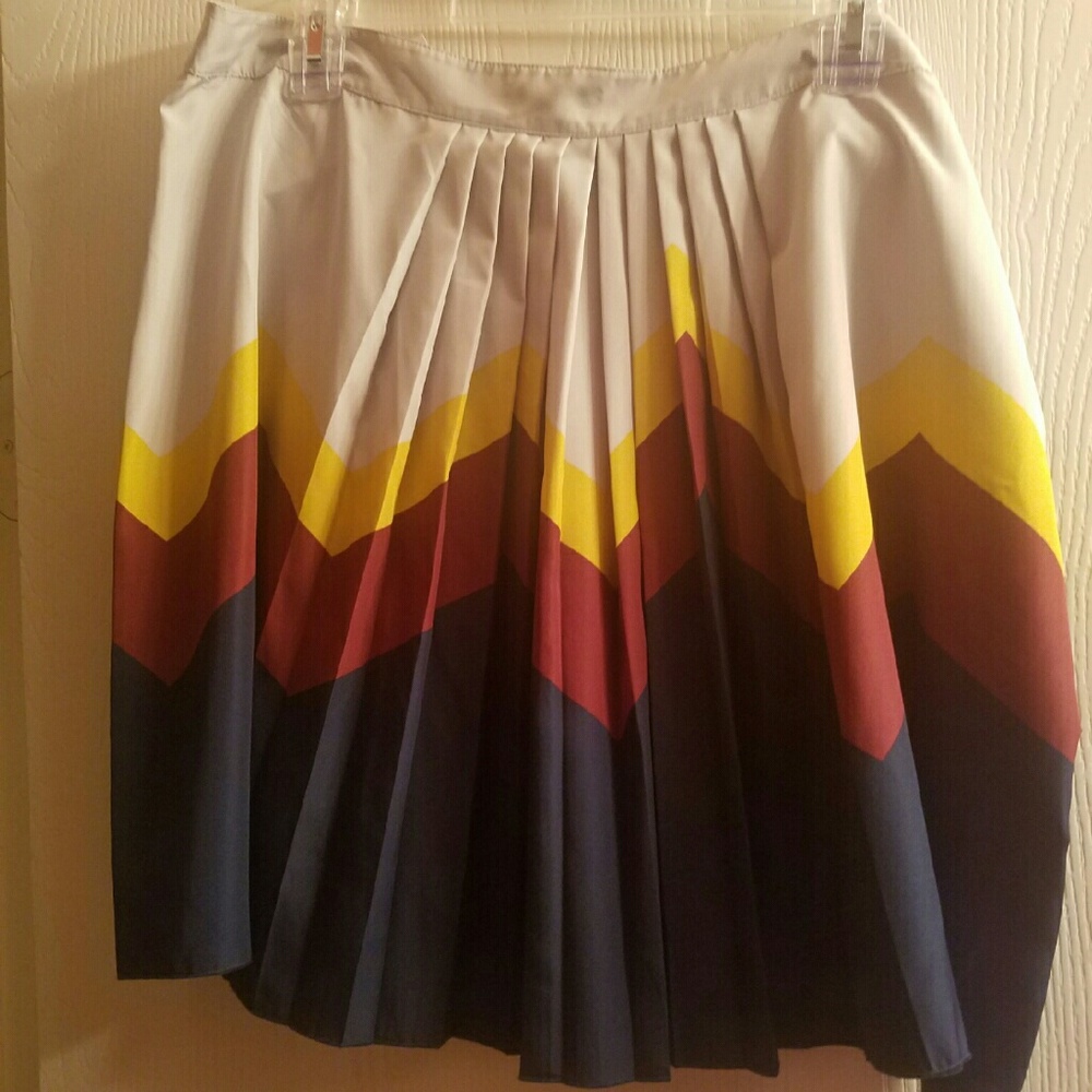 NWT Kenneth Cole color block mini skirt