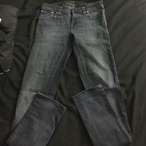 Black washed Nudie Jeans
