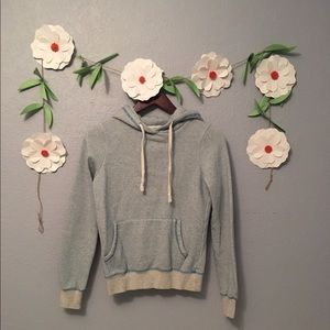DONATING 5/17 - Warm Blue Striped Hoodie