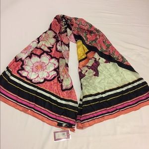 Ted Baker Multi Pattern Silk Scarf