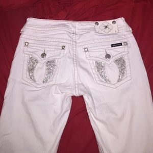 Buckle Miss Me white skinny jeans size 28