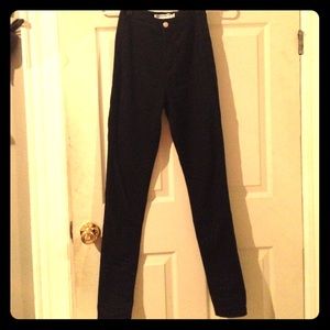 American apparel easy jeans black size small