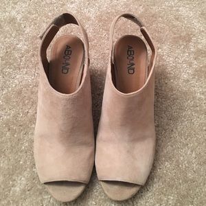Abound open toe bootie/sandals