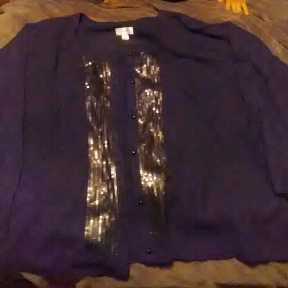 Avenue Black cardigan