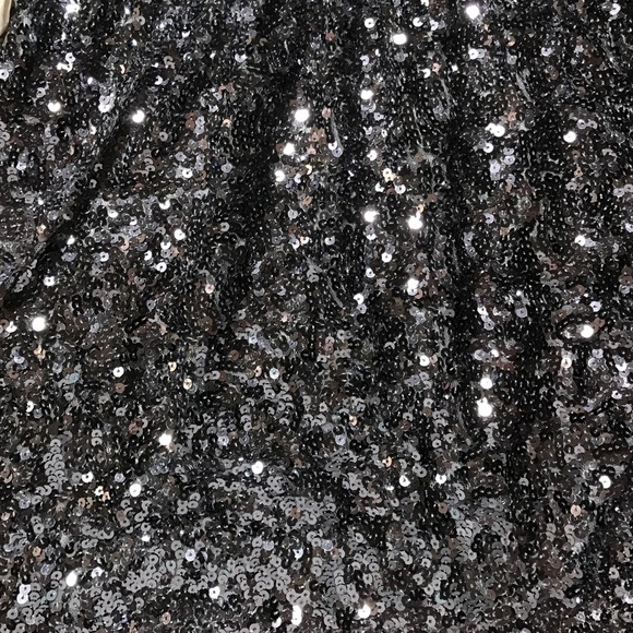 Ivory and silver sequin dress - Picture 2 of 4