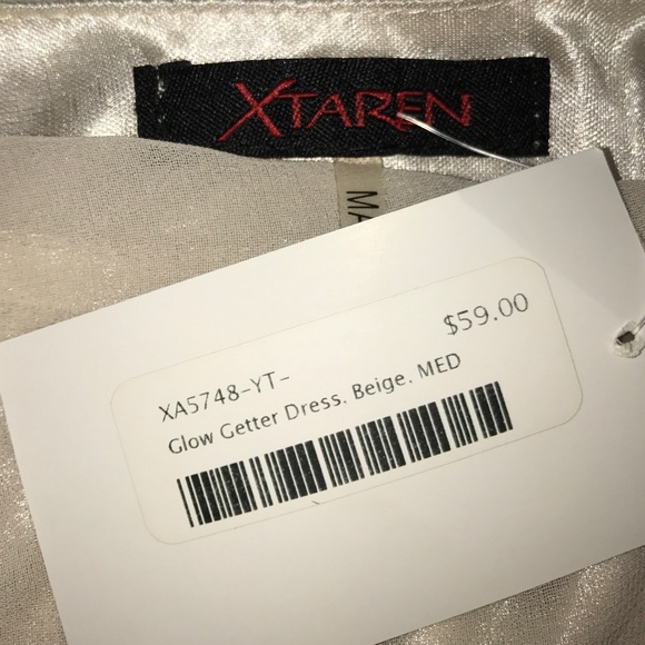 Ivory and silver sequin dress - Picture 4 of 4