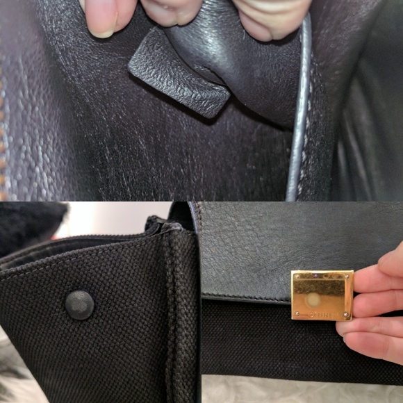 SOLD! Authentic Celine Black Trapeze Bag - Picture 2 of 4