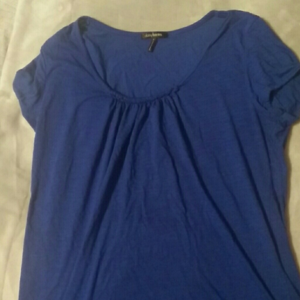 Blue Daisy Fuentes shirt