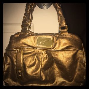 Gold Metallic Marc Jacobs Satchel