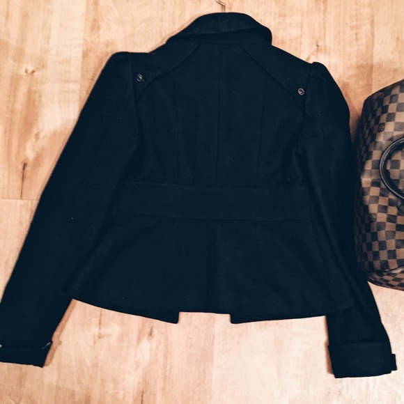 ⚡️FLASH SALE⚡️ Anthropologie Leifsdottir Angora Wool Military Style Coat - Picture 3 of 4