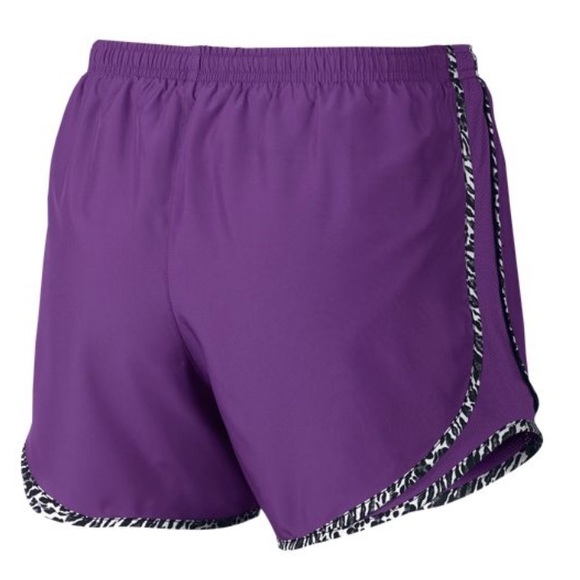 🌟HP🌟nike // purple tempo shorts with zebra trim - Picture 2 of 6