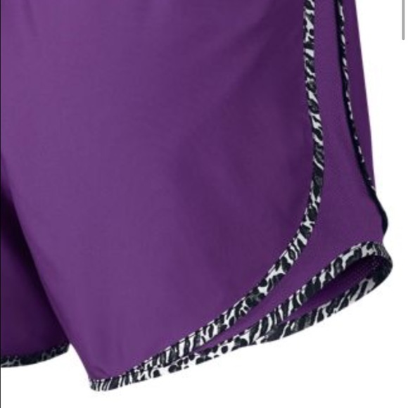 🌟HP🌟nike // purple tempo shorts with zebra trim - Picture 3 of 6