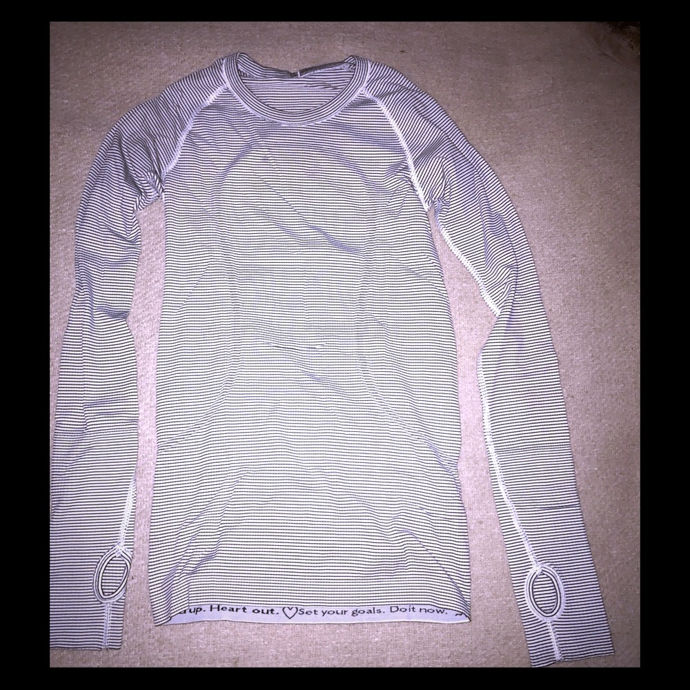 lululemon fitted running top