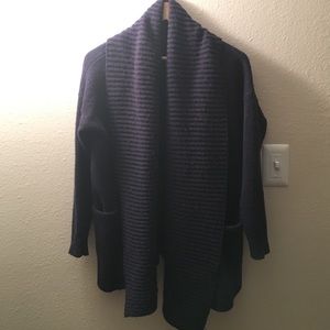 J.Crew navy chunky cardigan