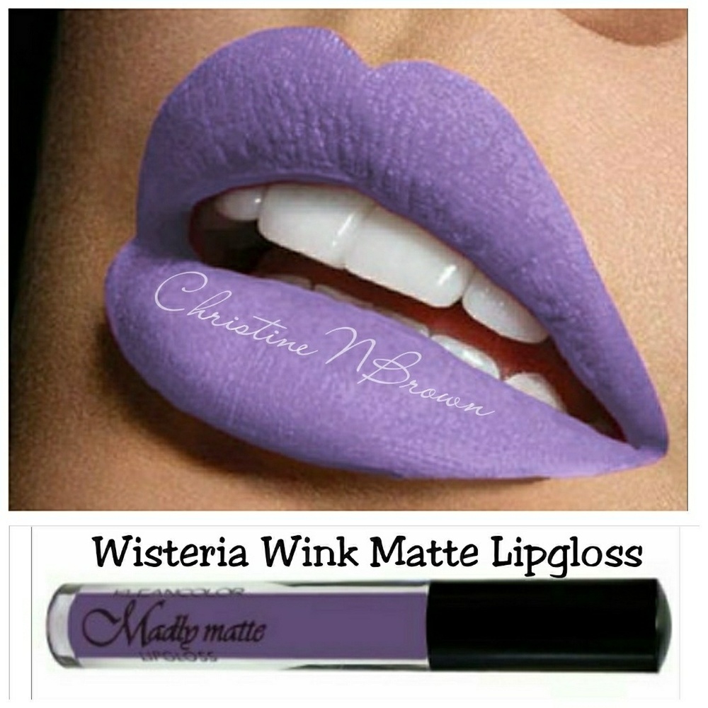 Wisteria wink matte lipgloss
