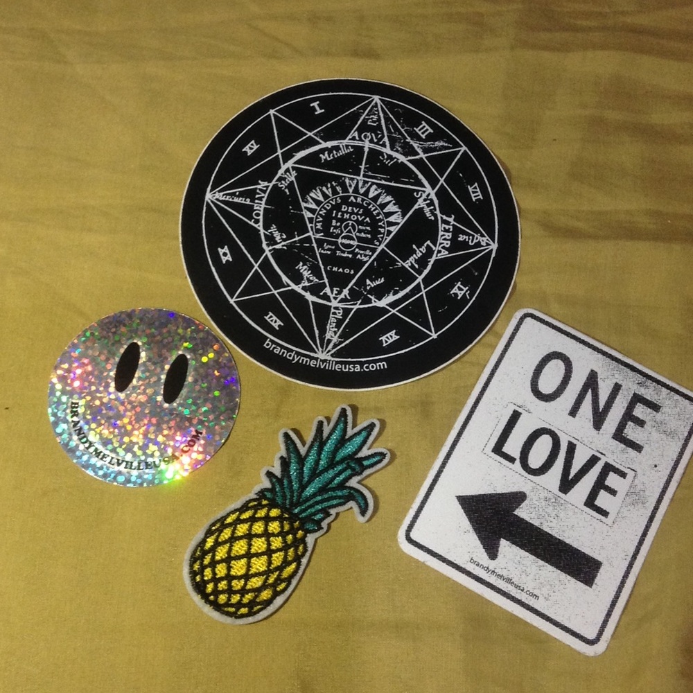 A patch and a stickers