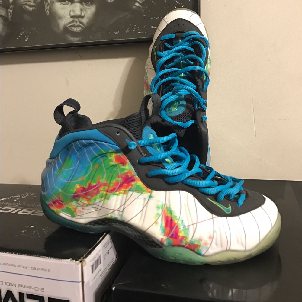 Weatherman foamposites men size 11