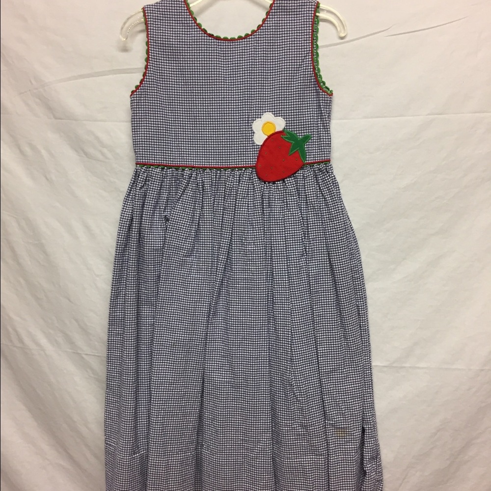 Monday's Child 5 Dress Plaid Strawberry