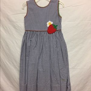 Monday's Child 5 Dress Plaid Strawberry