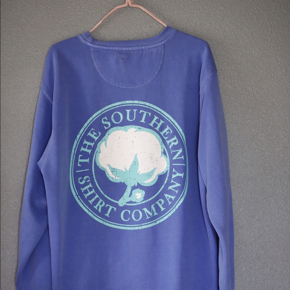 The southern shirt company blue sweatshirt