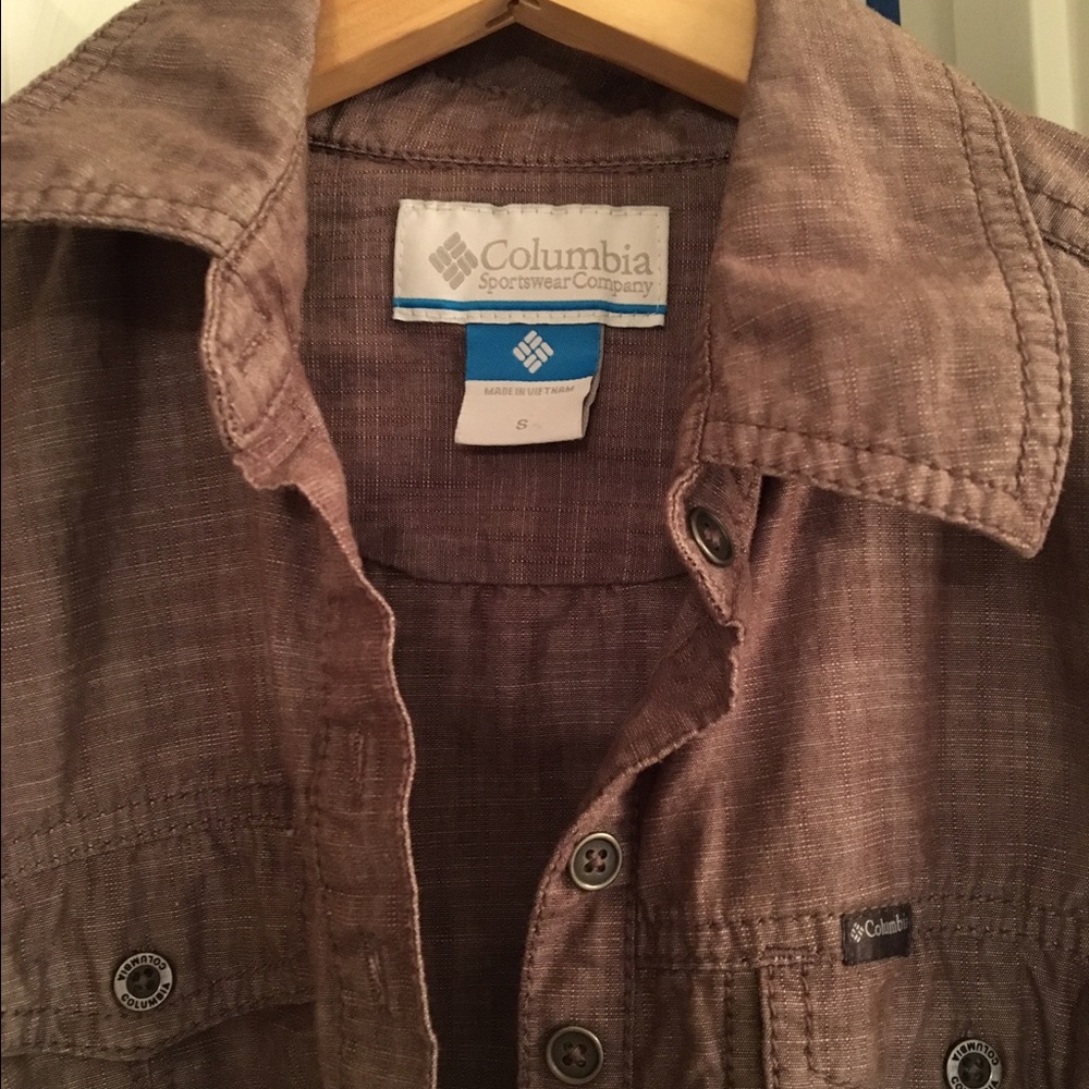 Columbia long sleeve button down