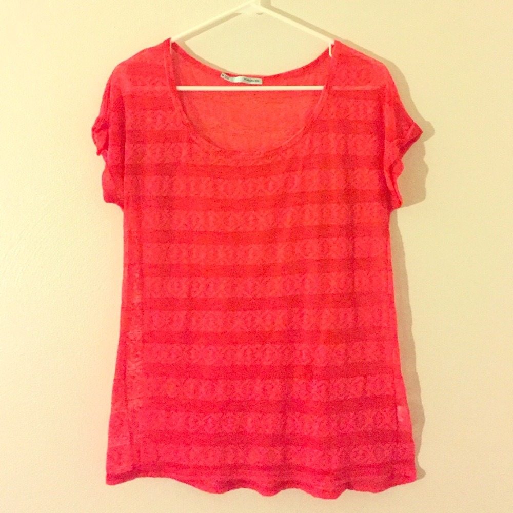 Maurice's pink blouse, medium