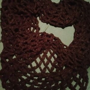 New black net infinity scarf