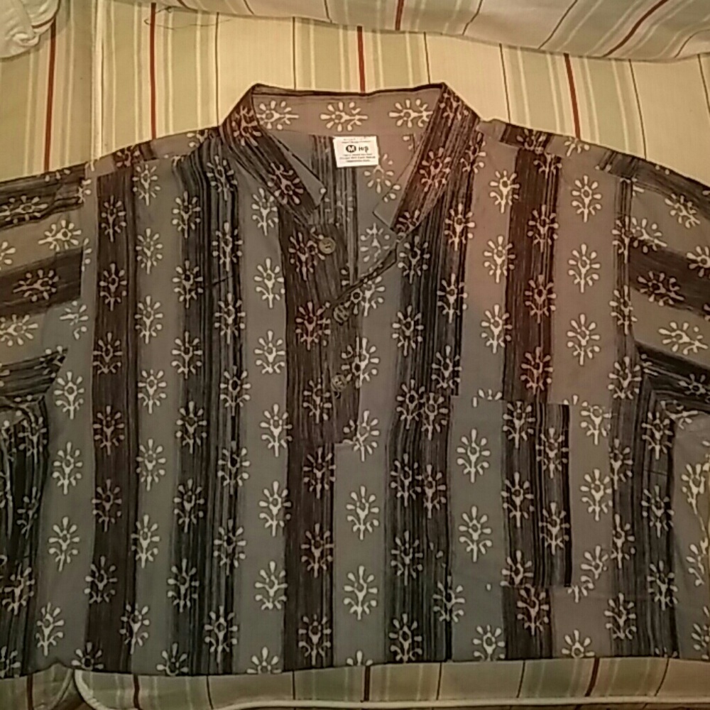HS Men's Short Kurta Top from India