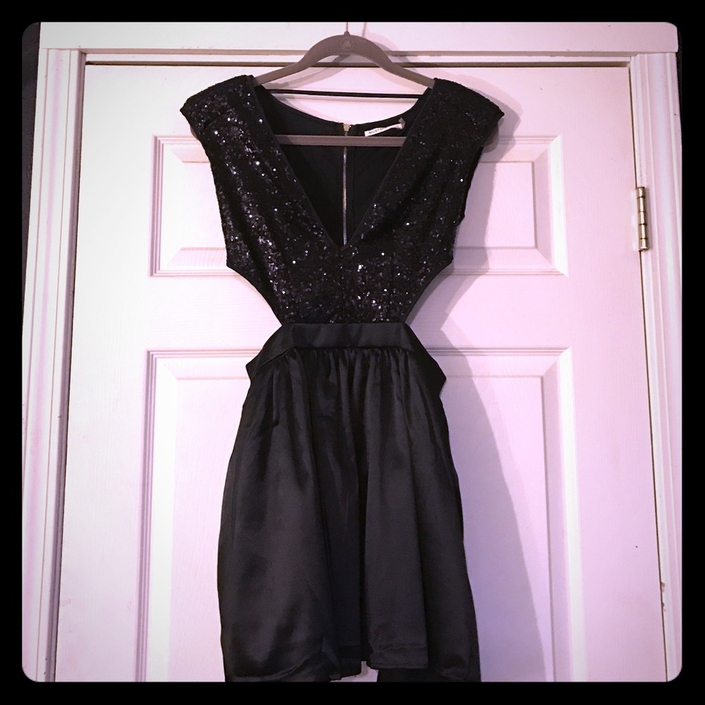 Black Mustard Seed Party Dress✨ Size M