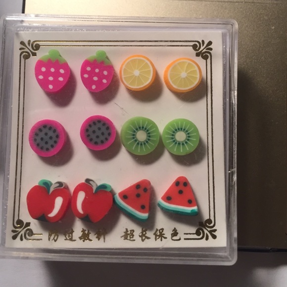fruit earrings - Picture 2 of 3