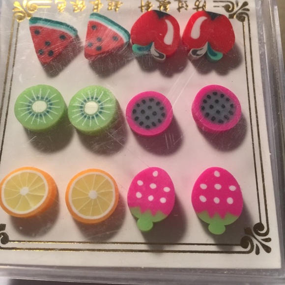 fruit earrings - Picture 3 of 3