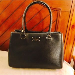 🔥Kate Spade black bag classic purse tote satchel