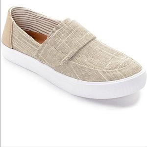 TOMS Altair Slip-On Natural Metallic Linen