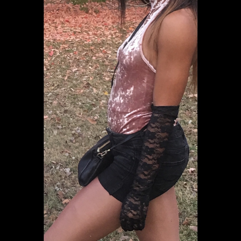 Crushed Velvet Bodysuit
