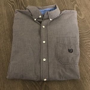 Chaps Large Easy-care Button down Shirt