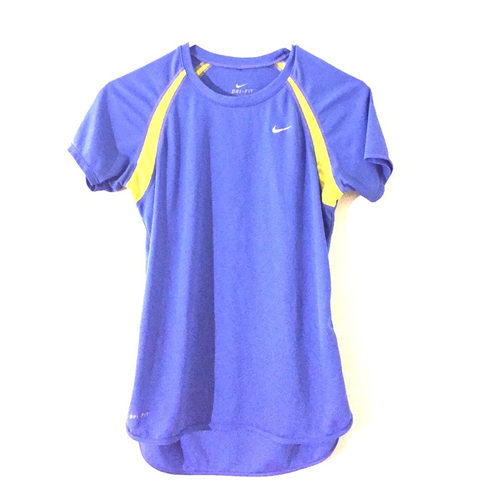 Nike dri-fit shirt, blue, medium