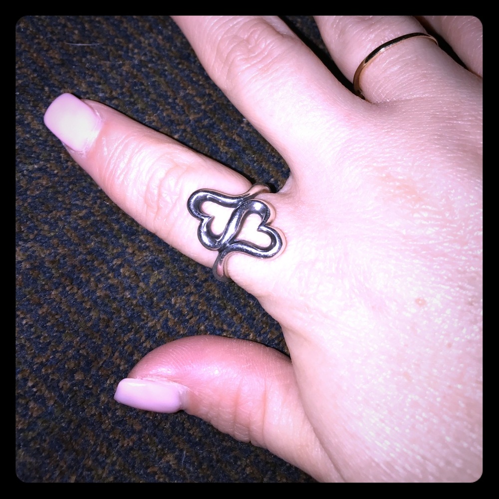 James Avery heart to heart ring