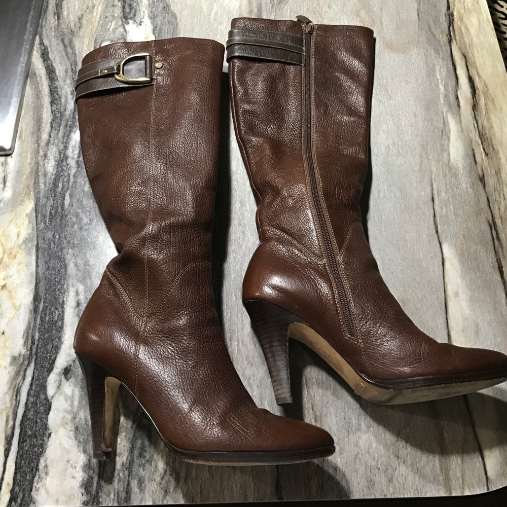 Cole Haan Sierra Nike Air leather tall boots