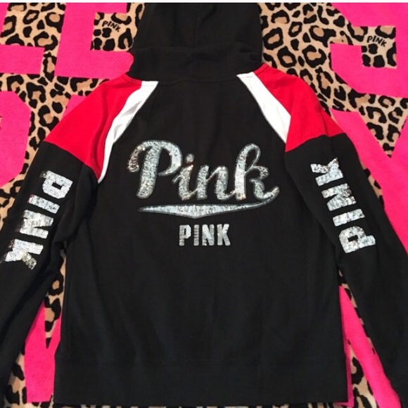 PINK Victoria's Secret Other - RARE VS PINK BLING ZIP UP & JOGGERS