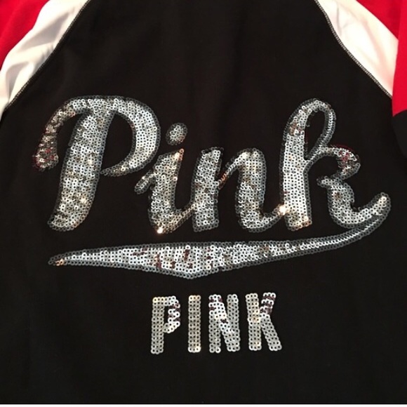 RARE VS PINK BLING ZIP UP & JOGGERS - Picture 2 of 4